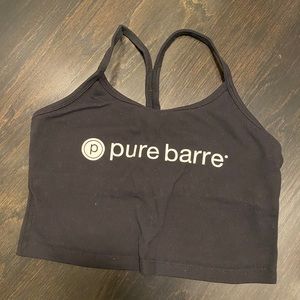 Pure barre x beyond yoga crop